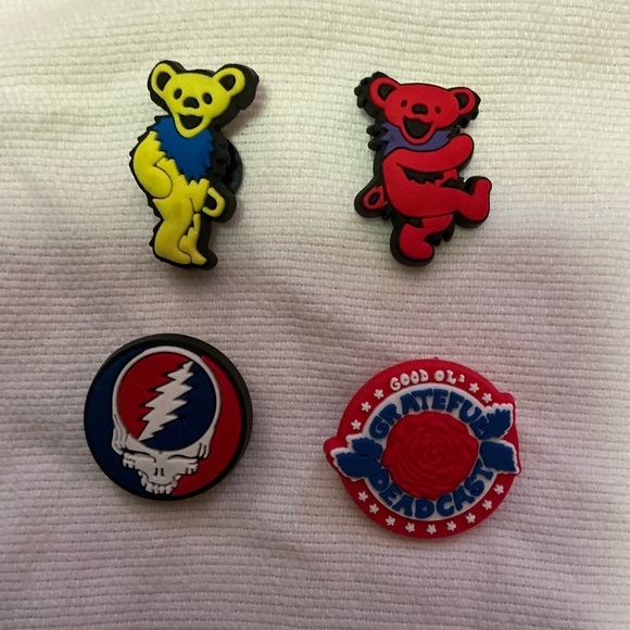 Grateful Dead Jibbitz croc charms NWOT - Picture 3 of 5
